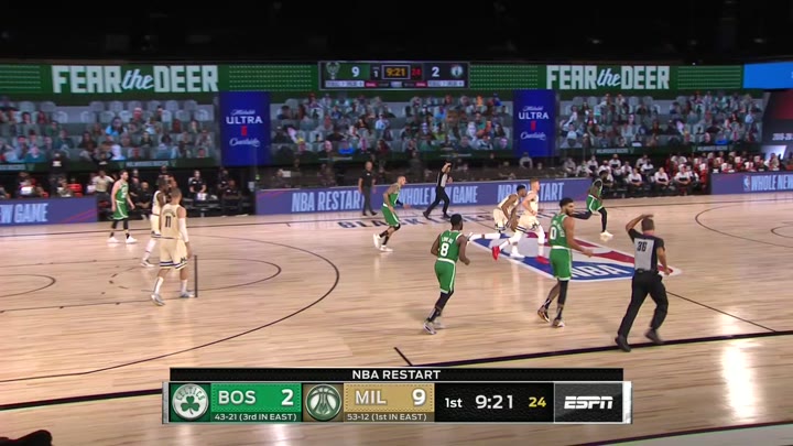 Boston Celtics @ Milwaukee Bucks 31 Jul 2020