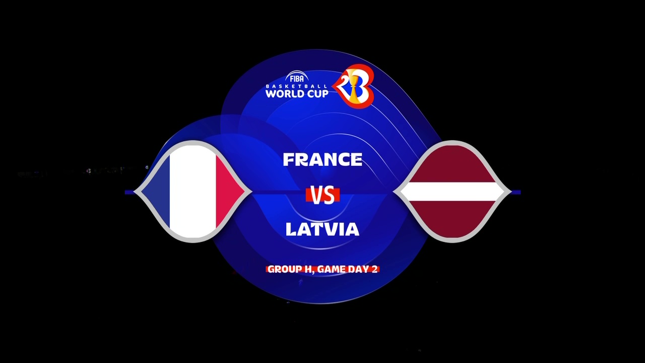 France vs  Latvia - August 27, 2023